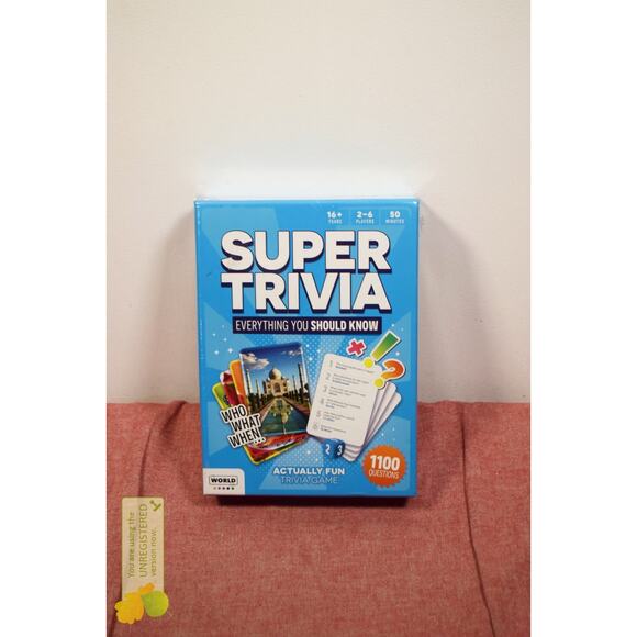 The World Game Super Trivia - Trivia Game for Adults - Picture 1 of 4
